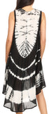 Vestido largo informal sin mangas con efecto tie-dye y tirantes finos para mujer de Sakkas Ambra