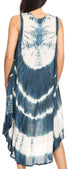 Vestido largo informal sin mangas con efecto tie-dye y tirantes finos para mujer de Sakkas Ambra