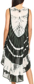 Vestido largo informal sin mangas con efecto tie-dye y tirantes finos para mujer de Sakkas Ambra