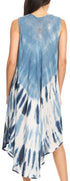 Vestido largo informal sin mangas con efecto tie-dye y tirantes finos para mujer de Sakkas Ambra
