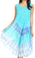 Vestido largo informal sin mangas con efecto tie-dye y tirantes finos para mujer de Sakkas Ambra