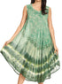 Vestido largo informal sin mangas con efecto tie-dye y tirantes finos para mujer de Sakkas Ambra