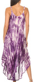 Vestido caftán Sakkas Liz para mujer, largo, suelto, sin mangas, informal, de verano