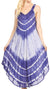 Vestido caftán Sakkas Liz para mujer, largo, suelto, sin mangas, informal, de verano