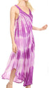 Vestido caftán Sakkas Liz para mujer, largo, suelto, sin mangas, informal, de verano