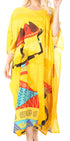Sakkas Mera Women's Long Loose Short Sleeve Summer Casual Caftan Kaftan Dress