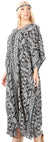 Sakkas Mera Women's Long Loose Short Sleeve Summer Casual Caftan Kaftan Dress