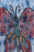 Sakkas Butterfly Tie Dye Tank Sheath Caftan Mid Length Dress