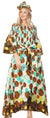 Conjunto de pantalón y top con hombros descubiertos para mujer de Sakkas Tesa con estampado africano Ankara y bolsillos