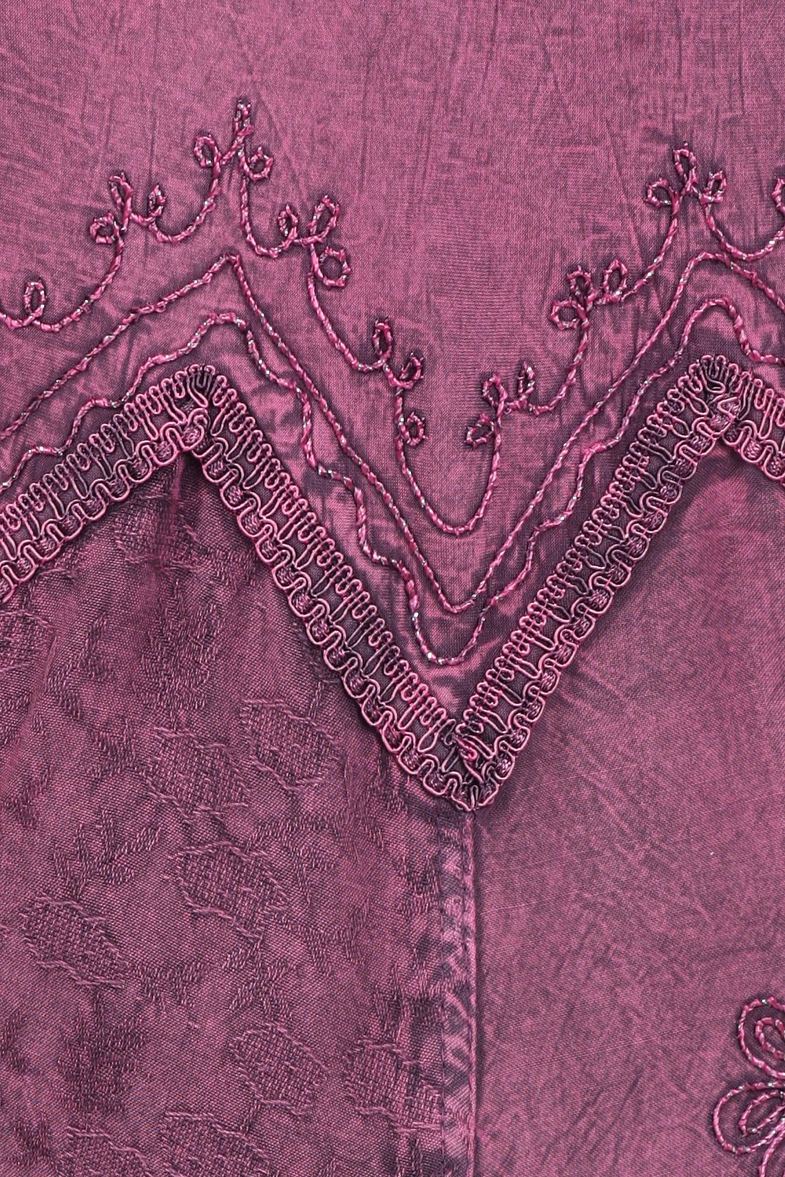 Sakkas Stonewashed Rayon Embroidered Adjustable Spaghetti Straps Long Dress