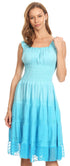 Sakkas Spring Maiden Ombre Peasant Dress
