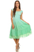 Sakkas Spring Maiden Ombre Peasant Dress