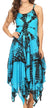 Sakkas Annabella Corset Bodice Handkerchief Hem Dress