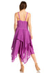 Sakkas Lady Mary Jacquard Corset Style Bodice Lightweight Handkerchief Hem Dress