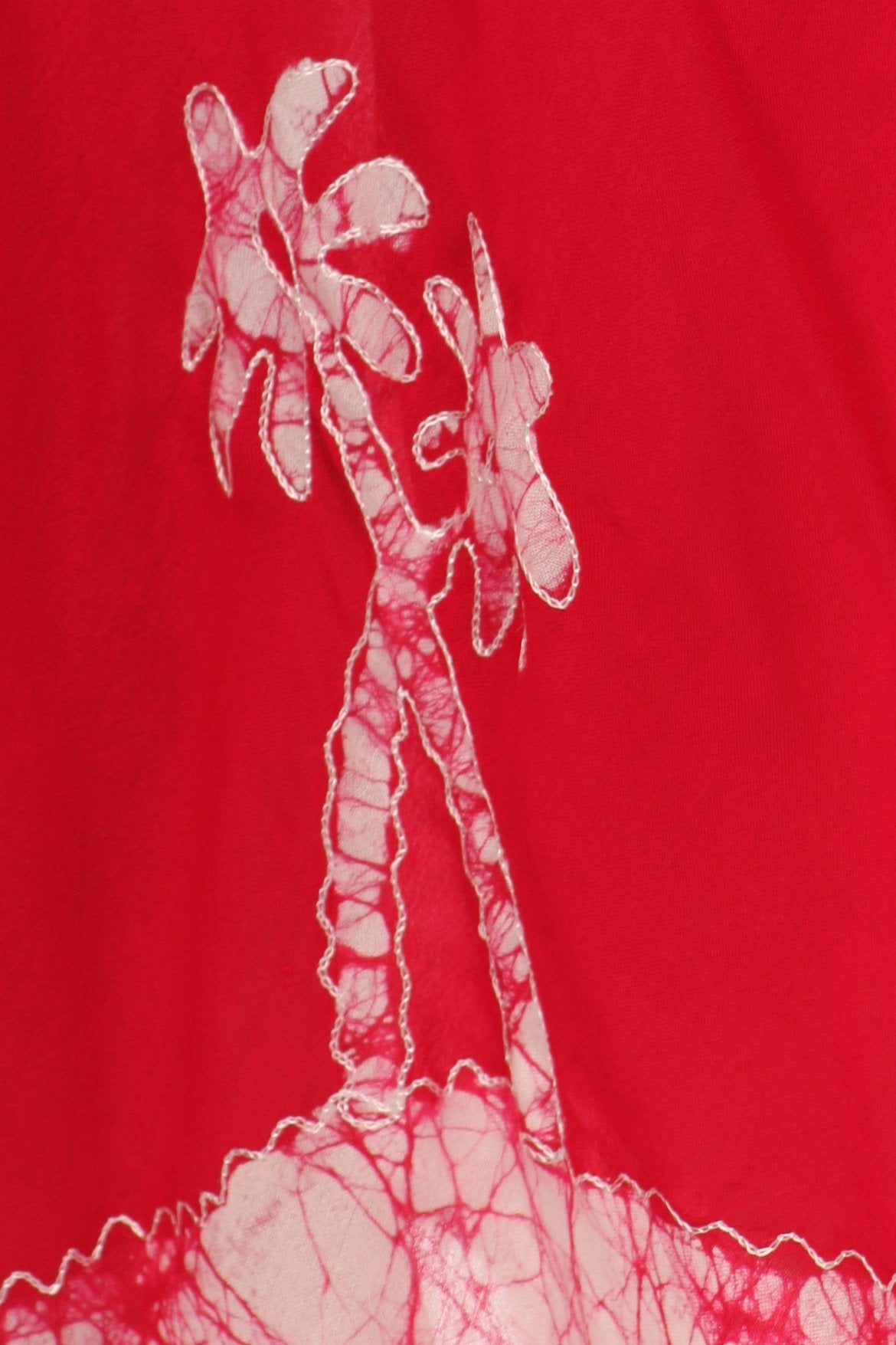 Sakkas Batik Palm Tree Cap Sleeve Caftan Vestido / Cubrir