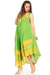 Sakkas Batik Flower Caftan Tank Dress / Cover Up