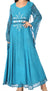 Sakkas Eve Women's Long Sleeve Casual Medieval Renaissance Celtic Maxi Dress Soft