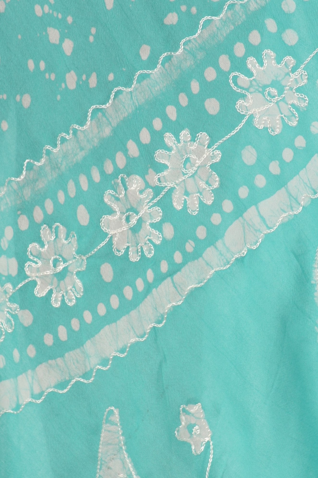 Vestido caftán batik con estampado de luna y estrellas de Sakkas