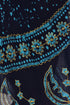 Vestido caftán batik con estampado de luna y estrellas de Sakkas