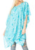 Sakkas Marcy Women's V-neck Caftan Top Tunic Dress - Perfect for Summer Boho Style & Swinging Coverup