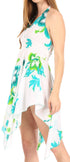 Sakkas Svana Women's V-neck Spaghetti Strap Floral Print Summer Casual Short Dress