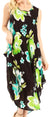 Vestido informal de verano para mujer, holgado, sin mangas, con estampado floral, de Sakkas Aba