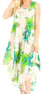 Vestido informal de verano para mujer, holgado, sin mangas, con estampado floral, de Sakkas Aba