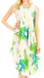 Sakkas Clara Women's Casual Summer Sleeveless Sundress Loose Floral Print Dress