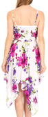 Vestido corto informal de verano con tirantes finos y estampado floral de Sakkas Kiera para mujer