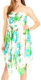 Vestido corto informal de verano con tirantes finos y estampado floral de Sakkas Kiera para mujer