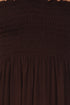 Sakkas Soft Jersey Feel Solid Color Smocked Bodice String Halter Long Dress