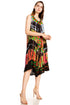 Sakkas Palm Tree Tie Dye Caftan Vestido / Cubrir