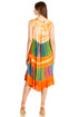 Sakkas Palm Tree Tie Dye Caftan Vestido / Cubrir