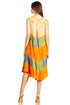 Sakkas Palm Tree Tie Dye Caftan Vestido / Cubrir