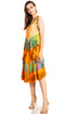 Sakkas Palm Tree Tie Dye Caftan Vestido / Cubrir