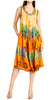 Sakkas Palm Tree Tie Dye Caftan Vestido / Cubrir