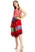 Sakkas Palm Tree Tie Dye Caftan Vestido / Cubrir