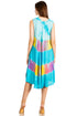 Sakkas Palm Tree Tie Dye Caftan Vestido / Cubrir