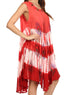 Sakkas Peacock Feather Caftan Dress / Cover Up