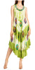 Sakkas Peacock Feather Caftan Dress / Cover Up