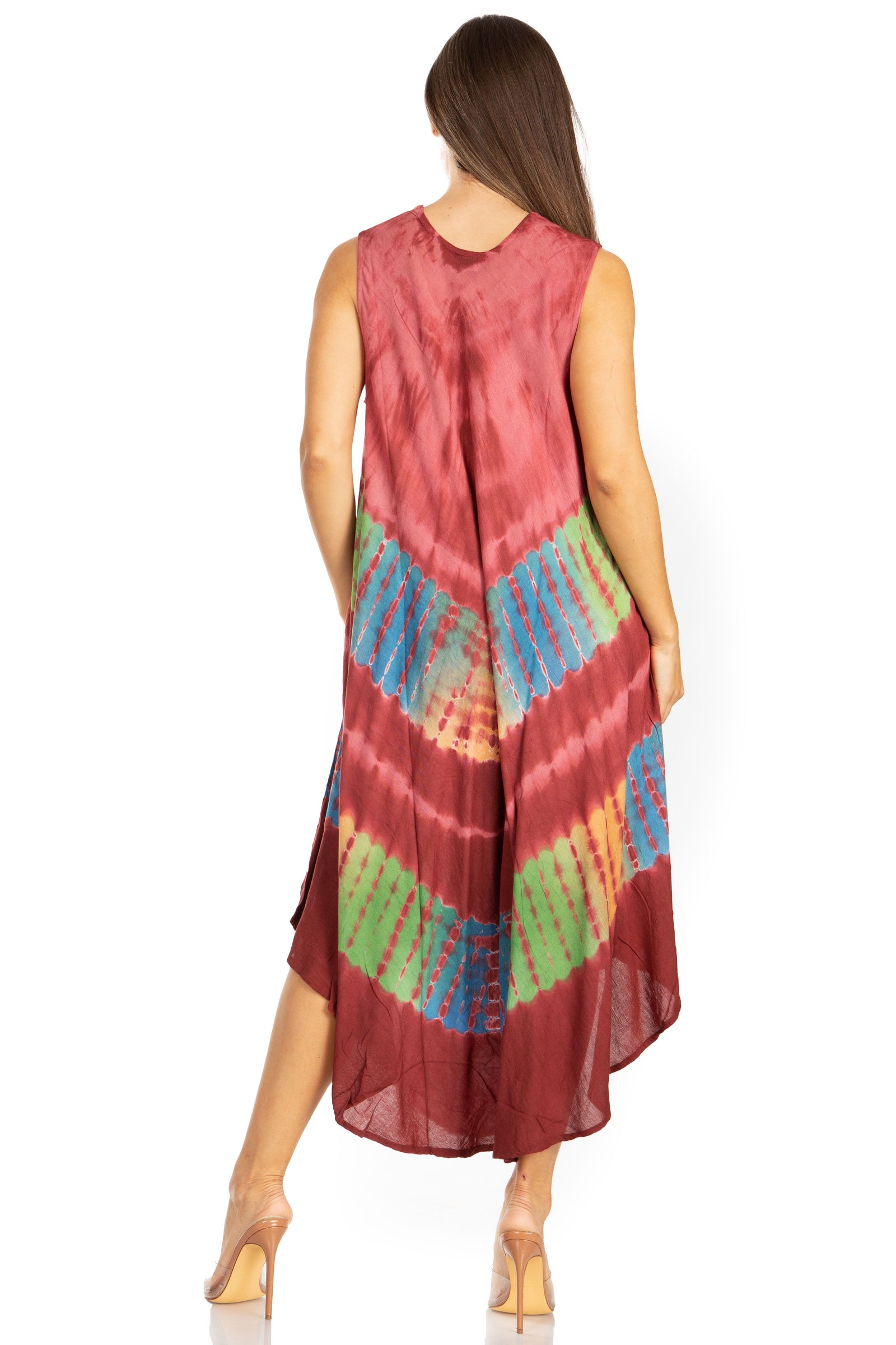 Sakkas Tasanee Caftan Vestido sin mangas / Encubrimiento