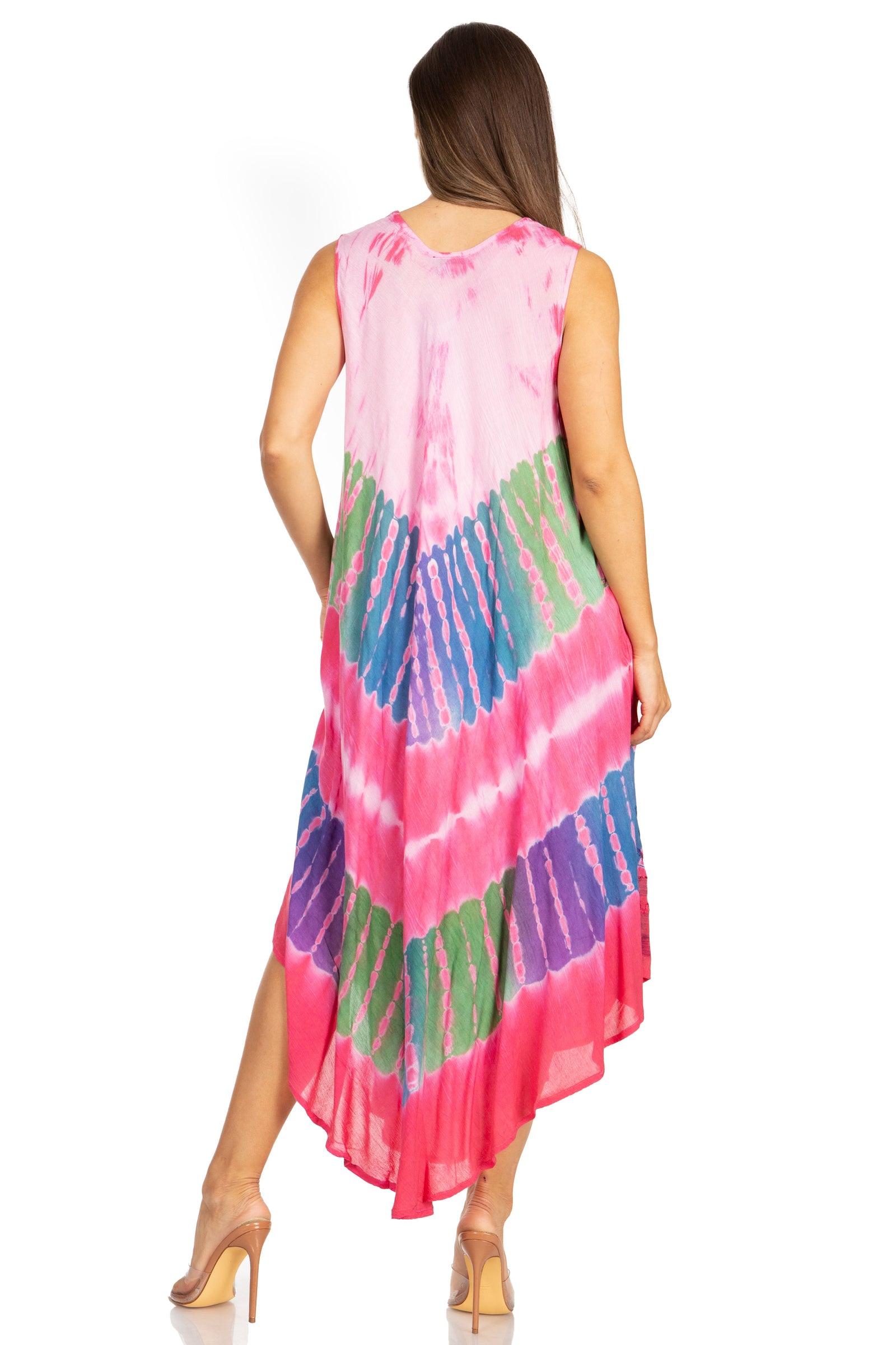Sakkas Tasanee Caftan Vestido sin mangas / Encubrimiento