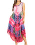 Sakkas Tasanee Caftan Vestido sin mangas / Encubrimiento