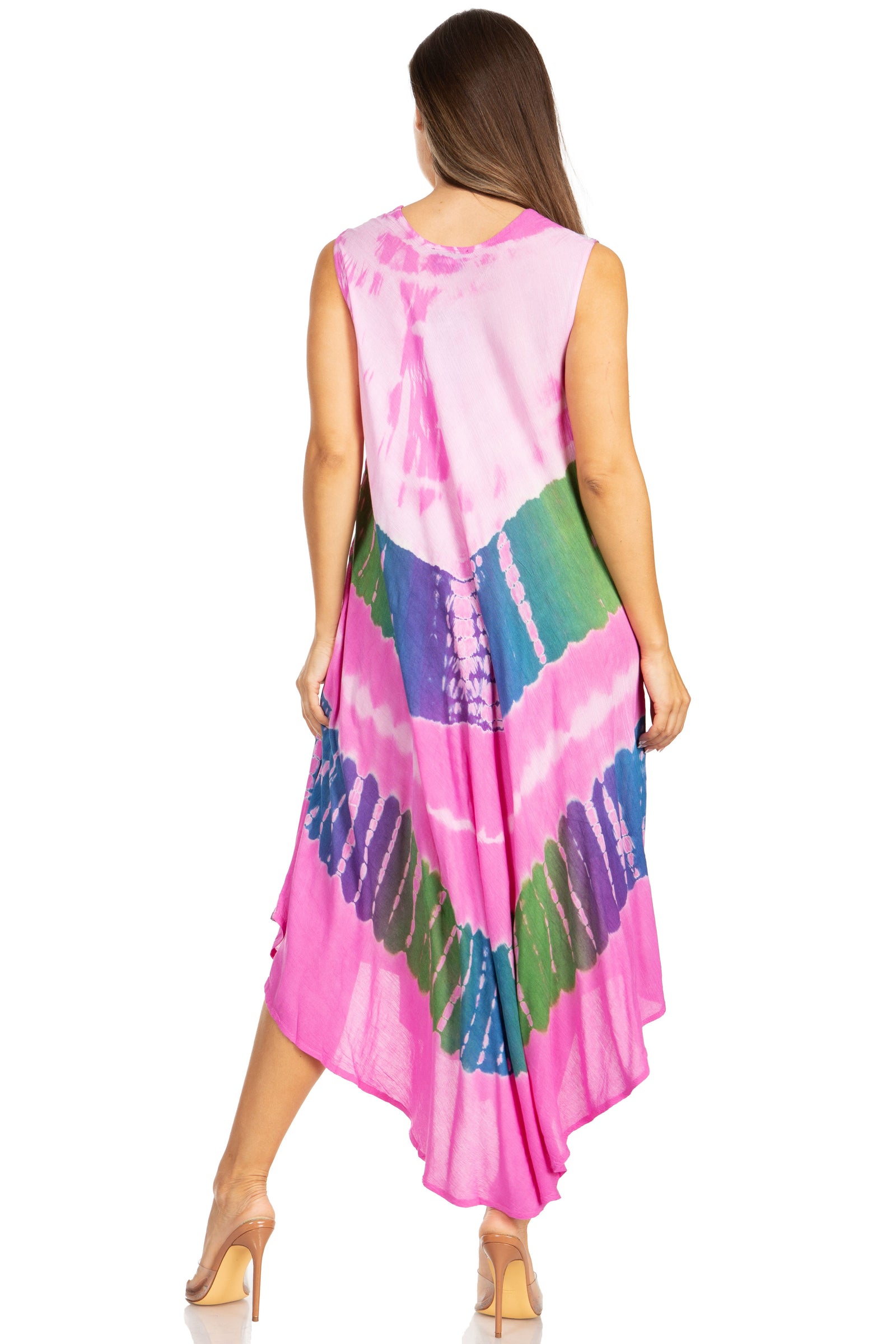 Sakkas Tasanee Caftan Vestido sin mangas / Encubrimiento