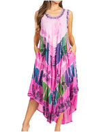 Sakkas Tasanee Caftan Vestido sin mangas / Encubrimiento