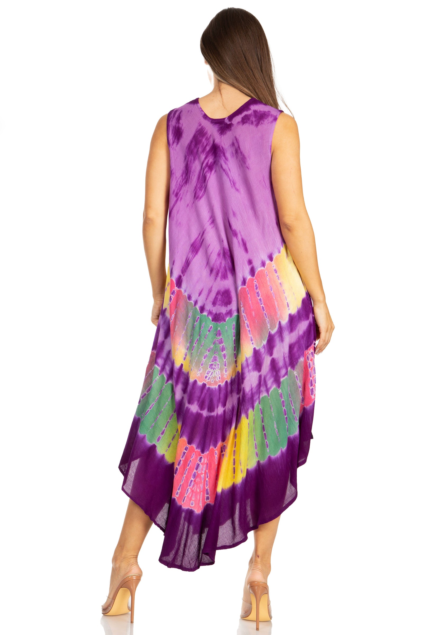 Sakkas Tasanee Caftan Vestido sin mangas / Encubrimiento