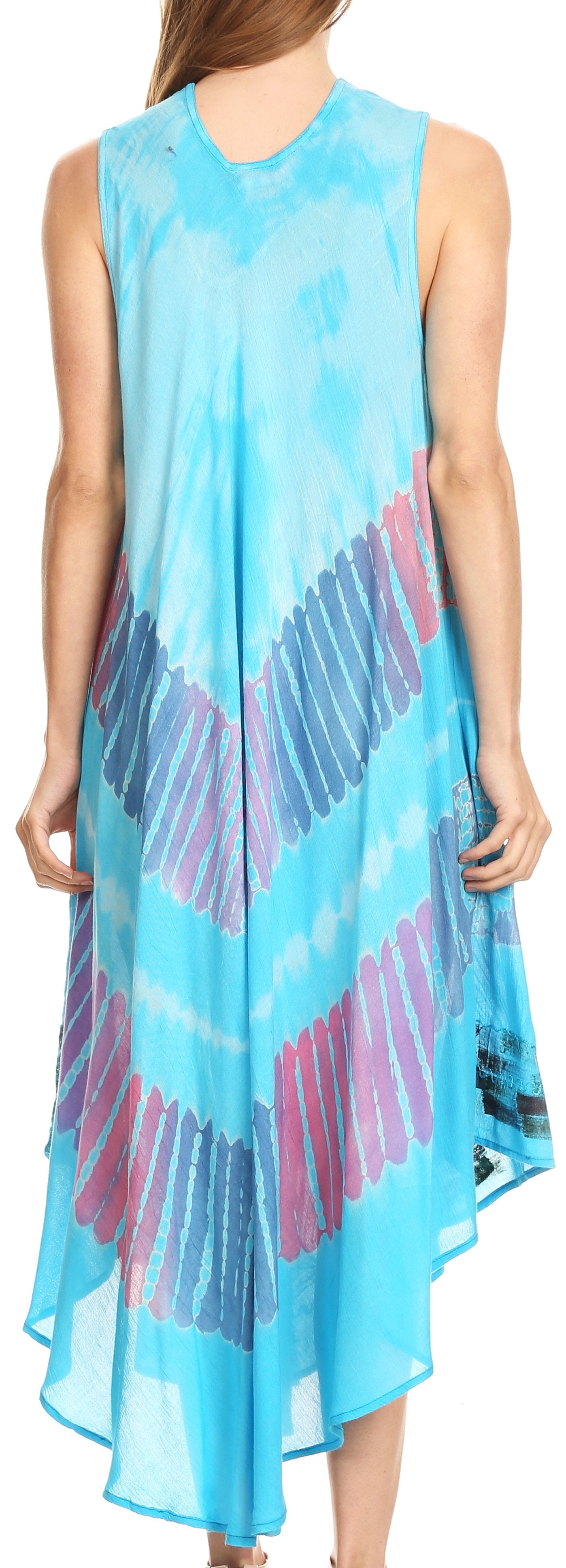 Sakkas Tasanee Caftan Vestido sin mangas / Encubrimiento