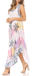 Sakkas Tasanee Caftan Vestido sin mangas / Encubrimiento
