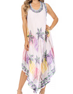 Sakkas Tasanee Caftan Vestido sin mangas / Encubrimiento