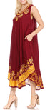 Sakkas Sundari Caftan Tank Dress / Cover Up